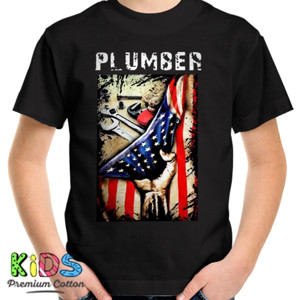 Kaos Plumber American Flag - 1