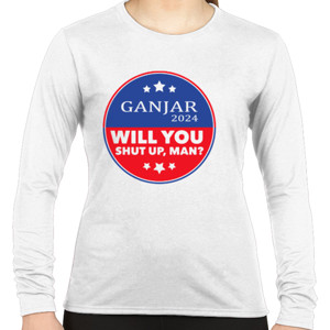 Kaos Will You Shut Up, Man ganjar logo