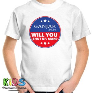 Kaos Will You Shut Up, Man ganjar logo