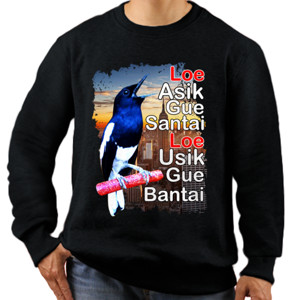 Jaket Sweater Burung Kacer