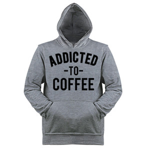 Jaket Hoodie ADDICTED TO COFFEE