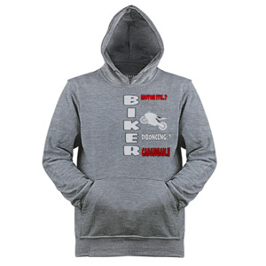 Jaket Hoodie biker