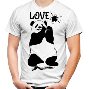 Kaos Panda Love