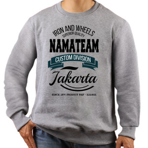 Jaket Sweater College Motor Team