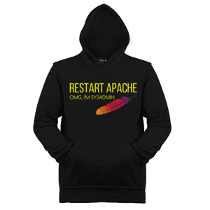 Jaket Hoodie Restart Apache