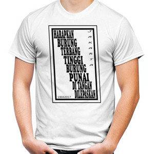 Kaos harapkan burung terbang tinggi