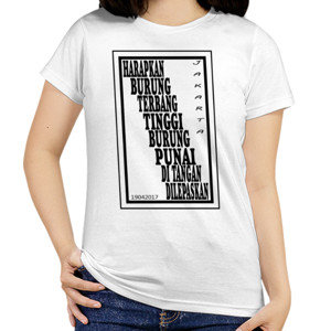 Kaos harapkan burung terbang tinggi