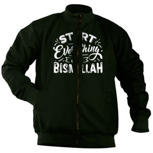 Jaket Bomber Star everything with bismillah