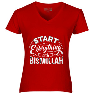 Kaos Star everything with bismillah