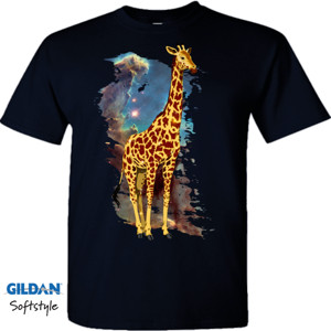 Kaos Giraffe Animal Lover T-Shirt Design