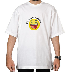 Kaos Oversize Kaos Oversize - Y&S Tema Pura-Pura Bahagia