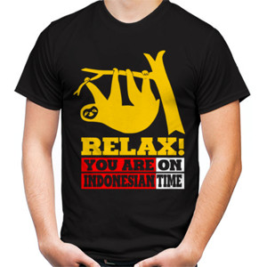 Kaos RELAX YOU ARE ON INDONESIA TIME 5