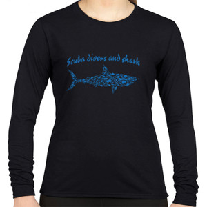 Kaos Scuba divers and shark