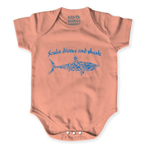 Baby Jumper Scuba divers and shark