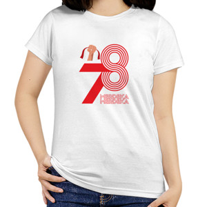 Kaos 78 Tahun Indonesia merdeka