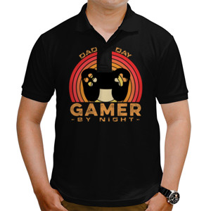 Kaos Polo Dad by day gamer by night