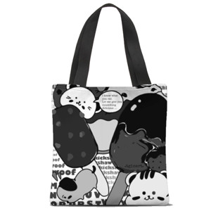 Tas Tote Fullprint Doodle Sugary Art