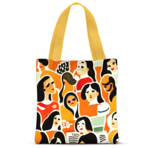 Tas Tote Fullprint Tas Kain Gaul