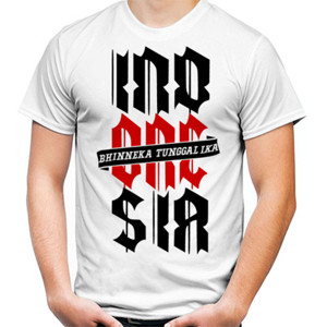 Kaos INDONESIA BHINNEKA TUNGGAL IKA 4