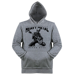 Jaket Hoodie Heavy Metal Never Dies