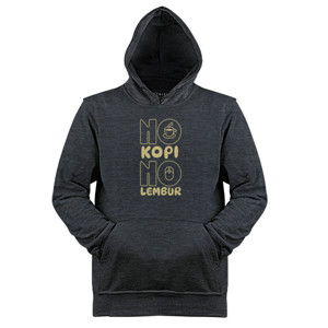 Jaket Hoodie No Kopi No Lembur