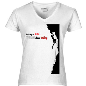Kaos CLIMBER AKU TUHAN DAN TEBING