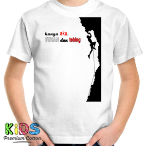 Kaos CLIMBER AKU TUHAN DAN TEBING