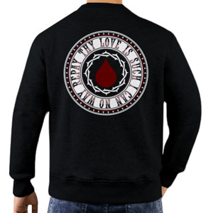 Jaket Sweater THY LOVE IS SUCH I CAN NO WAY REPAY