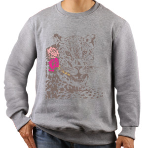 Jaket Sweater Vintage Macan Tutul
