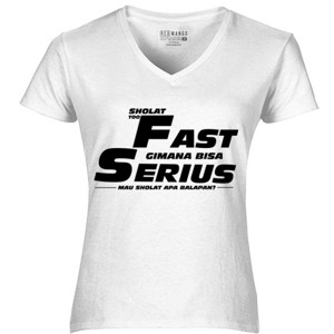 Kaos Sholat Too Fast Gimana Bisa Serius 
