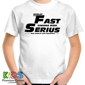 Kaos Sholat Too Fast Gimana Bisa Serius 