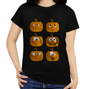 Kaos Pumpkin Emoji