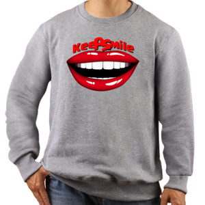 Jaket Sweater KEEP SMILE