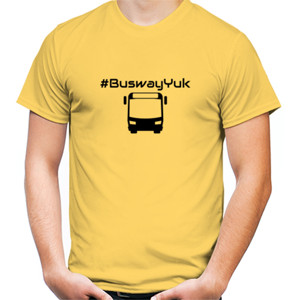 Kaos Gunakan Busway Yuk
