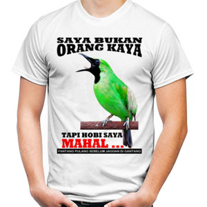 Kaos Burung Cucak Ijo