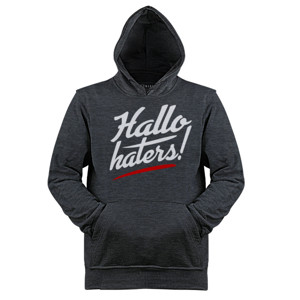 Jaket Hoodie HALLO HATERS