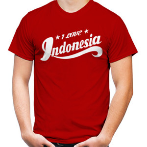 Kaos I LOVE INDONESIA