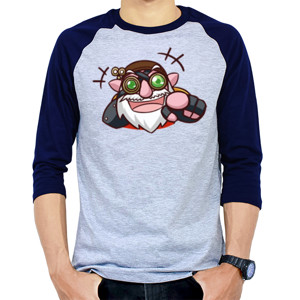 Kaos Raglan sniper dota 2