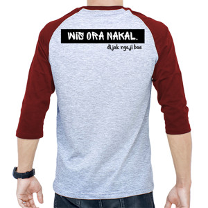 Kaos Raglan WIS ORA NAKAL