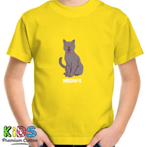 Kaos Gambar Kucing 