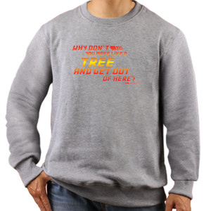 Jaket Sweater Back to the future - Biff Tannen - Quote