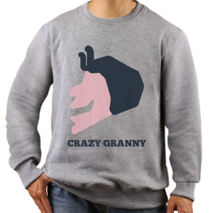 Jaket Sweater DISTRO CRAZY GRANNY