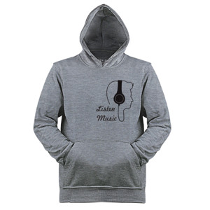 Jaket Hoodie DISTRO LISTENING MUSIC