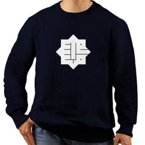 Jaket Sweater Muslim Octa White-BlueNavy SW