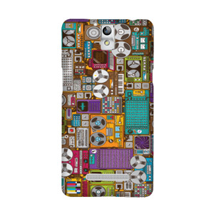 pattern retro cassette 0936 Casing HP