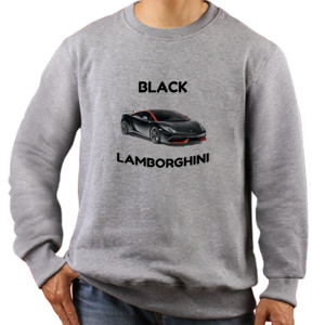 Jaket Sweater Lamborghini Black #1