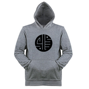Jaket Hoodie Muslim Circle Black-Grey HD