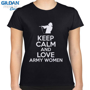 Kaos Keep Calm And Love Army Women