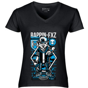 Kaos Kaos Rappin FXZ Hitam