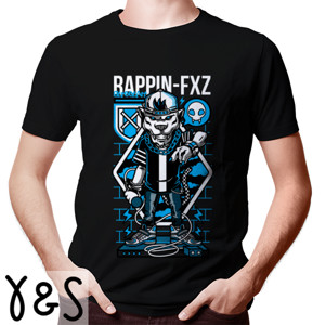 Kaos Kaos Rappin FXZ Hitam